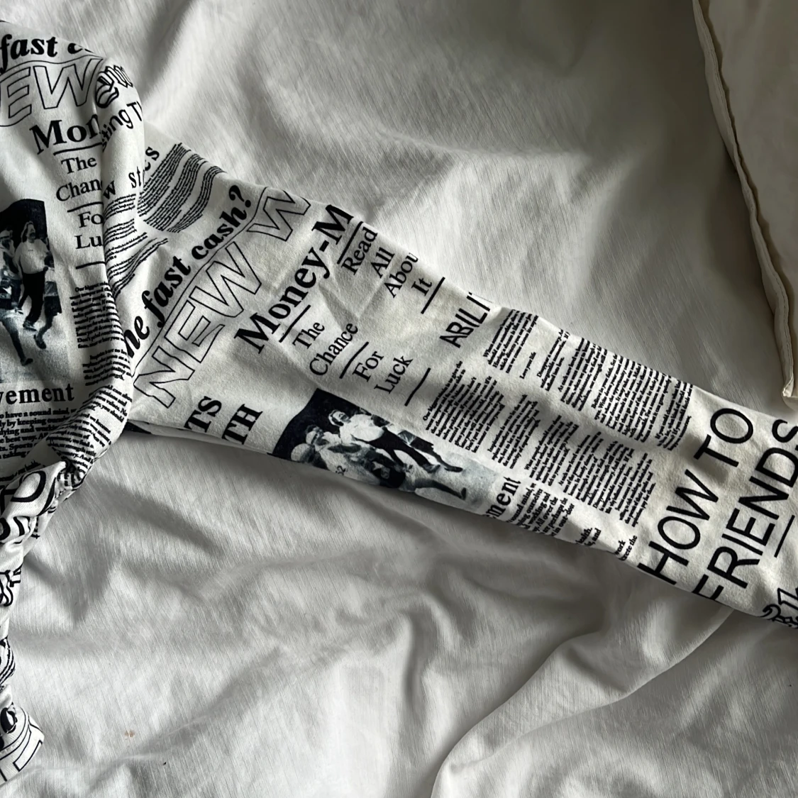 Cool tröja med tidnigs mönster - 91