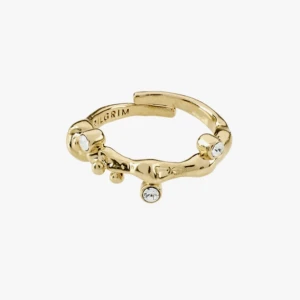 Pilgrim ring  - Jättefin ring från pilgrim! Inga defekter, men säljer som sagt mina guld ringar och guld smycken för att jag ska byta till silver💕