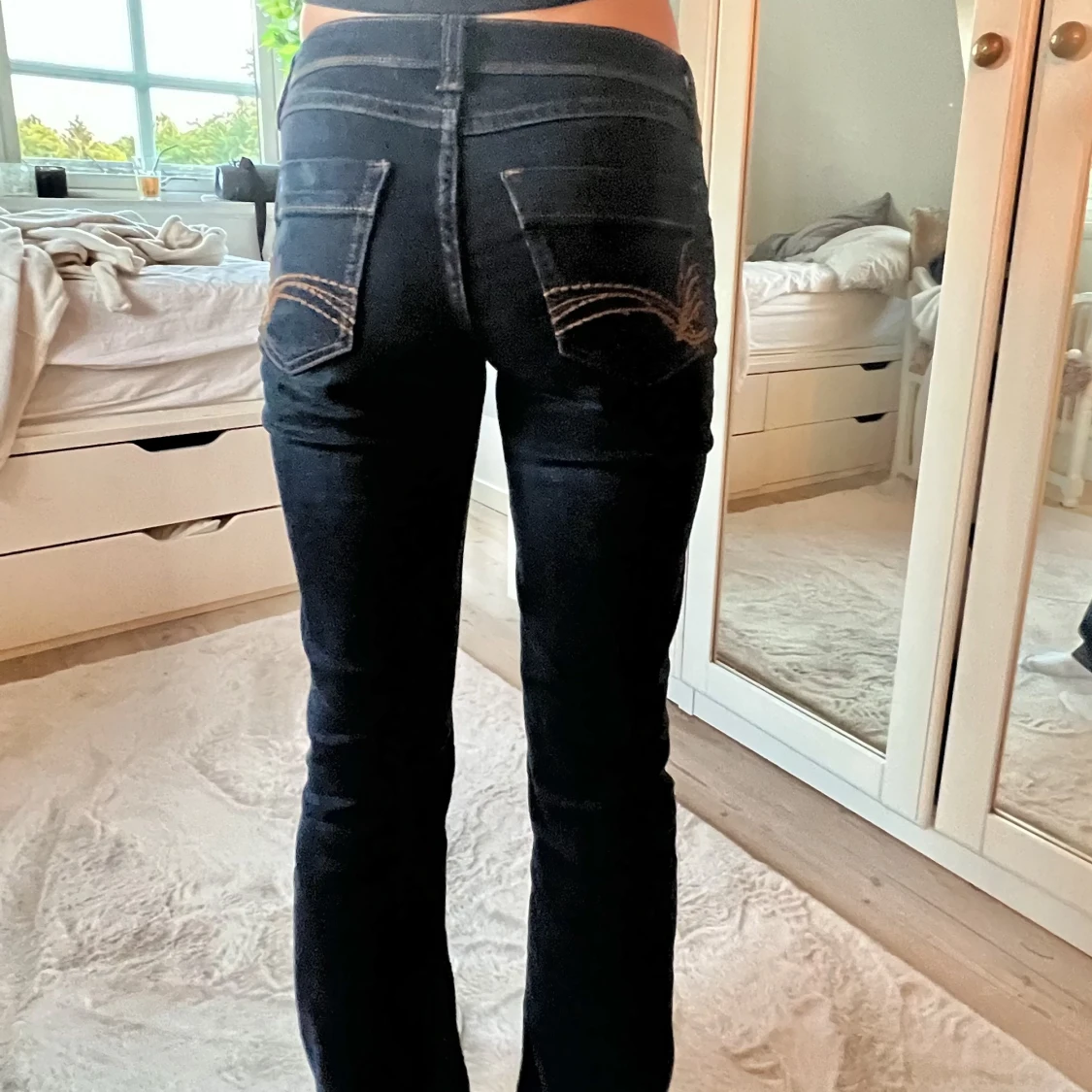 Lågmidjade bootcut