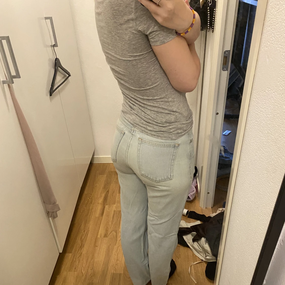 Lågmidjade blå jeans  - 91