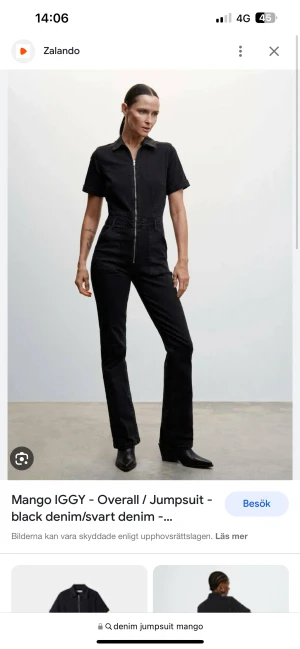 JEANSJUMPSUIT MANGO  - Mörkgrå jumpsuit i denim från MANGO. Strl M (passar S-M) Sparsamt använd!  Kan mötas upp i Stockholmsområdet.  Köpare betalar frakt!!