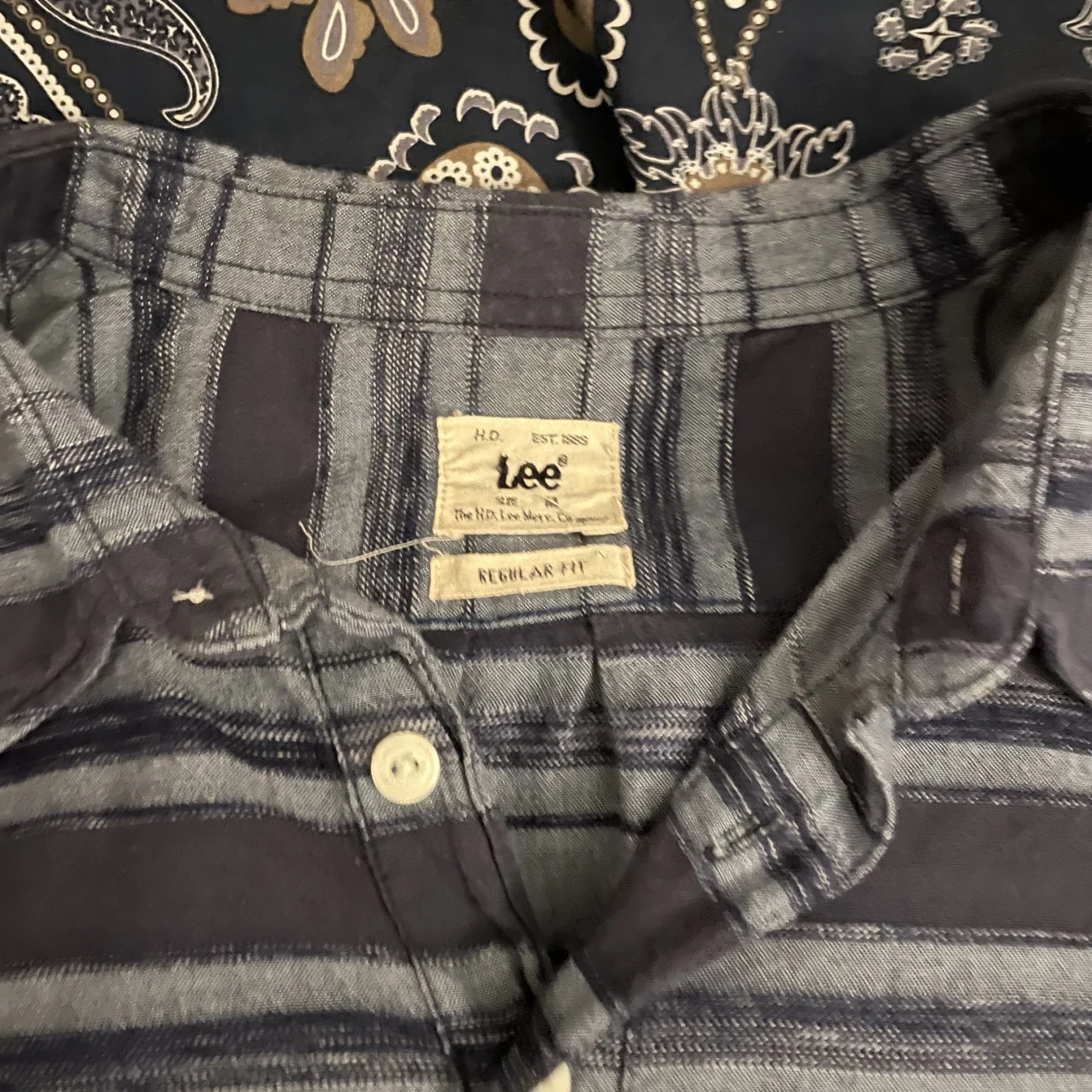 Blå randig tröja från Lee - 91