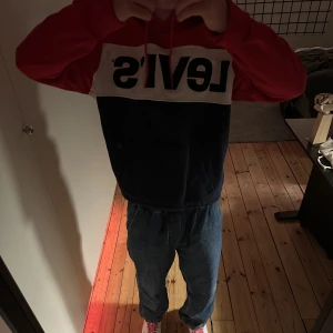 Levis Hoodie (Vintage) - Om du söker ett ett vintage plagg från Levis har du verkligen hittat rätt.  Hoodien har använts väldigt lite och ger ett speciellt intryck av vintage.   Storleken är M På bilden är jag 170 cm med en ganska regular fitt. Inte för loose men inte heller tajt