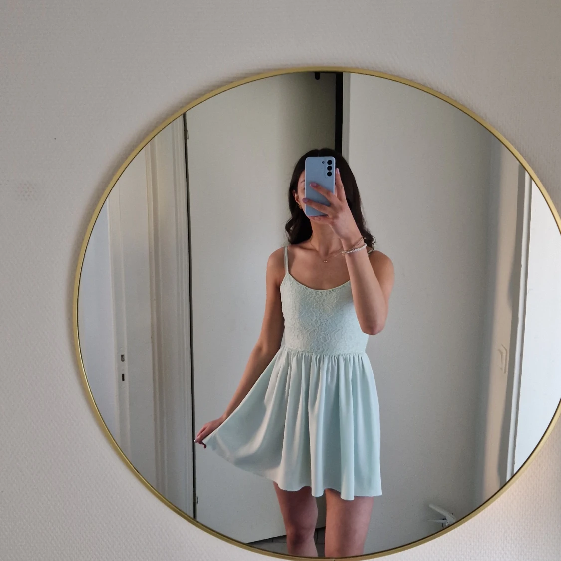 Mintgrön klänning - 90