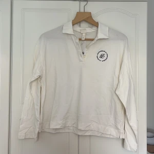 Tröja h&m - Vit pikétröja från h&m