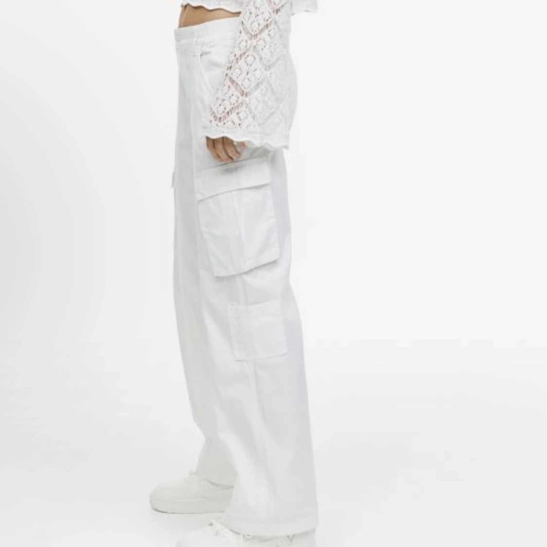 Vita cargobyxor - 91