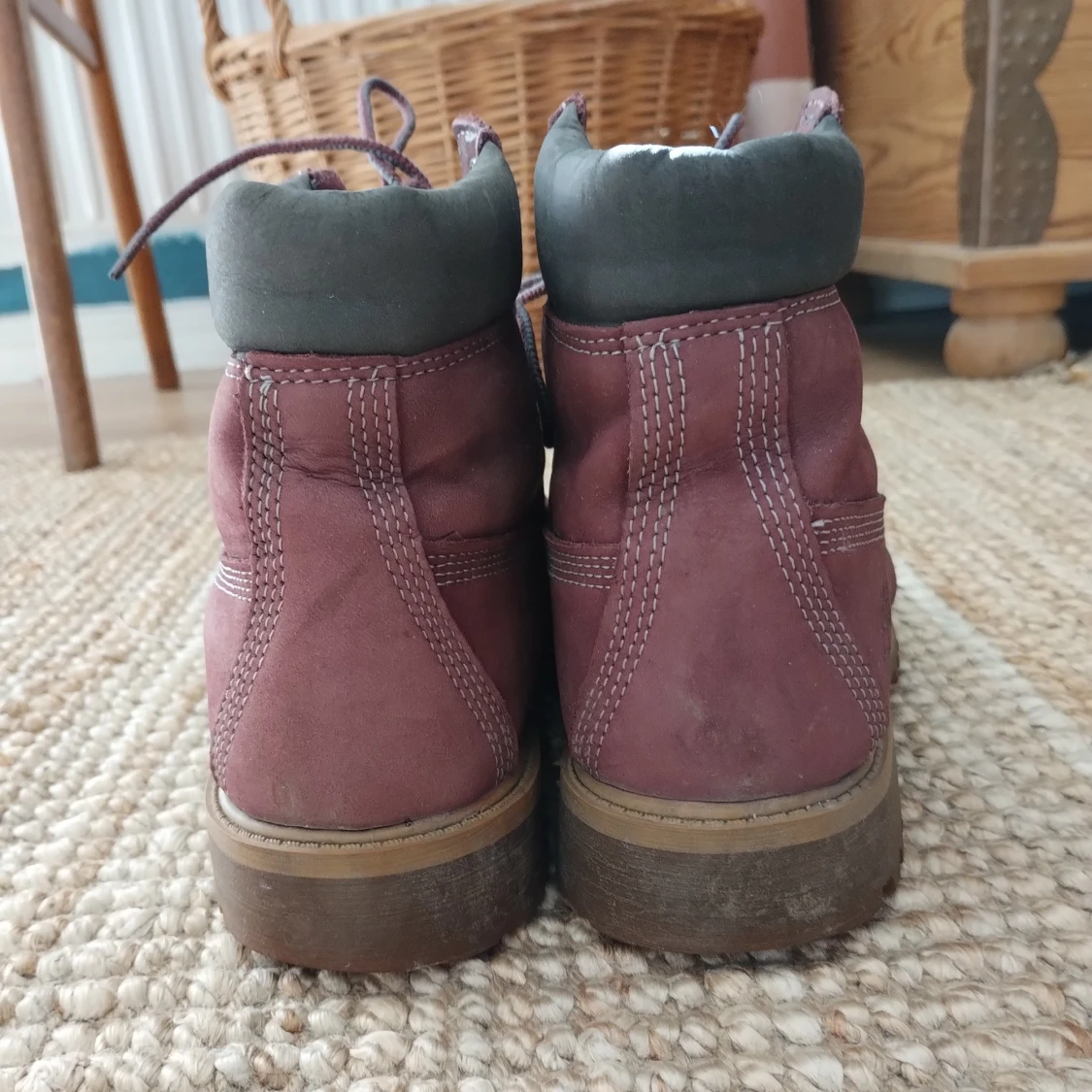 Timberland Vinröda Kängor storlek 39 - 90