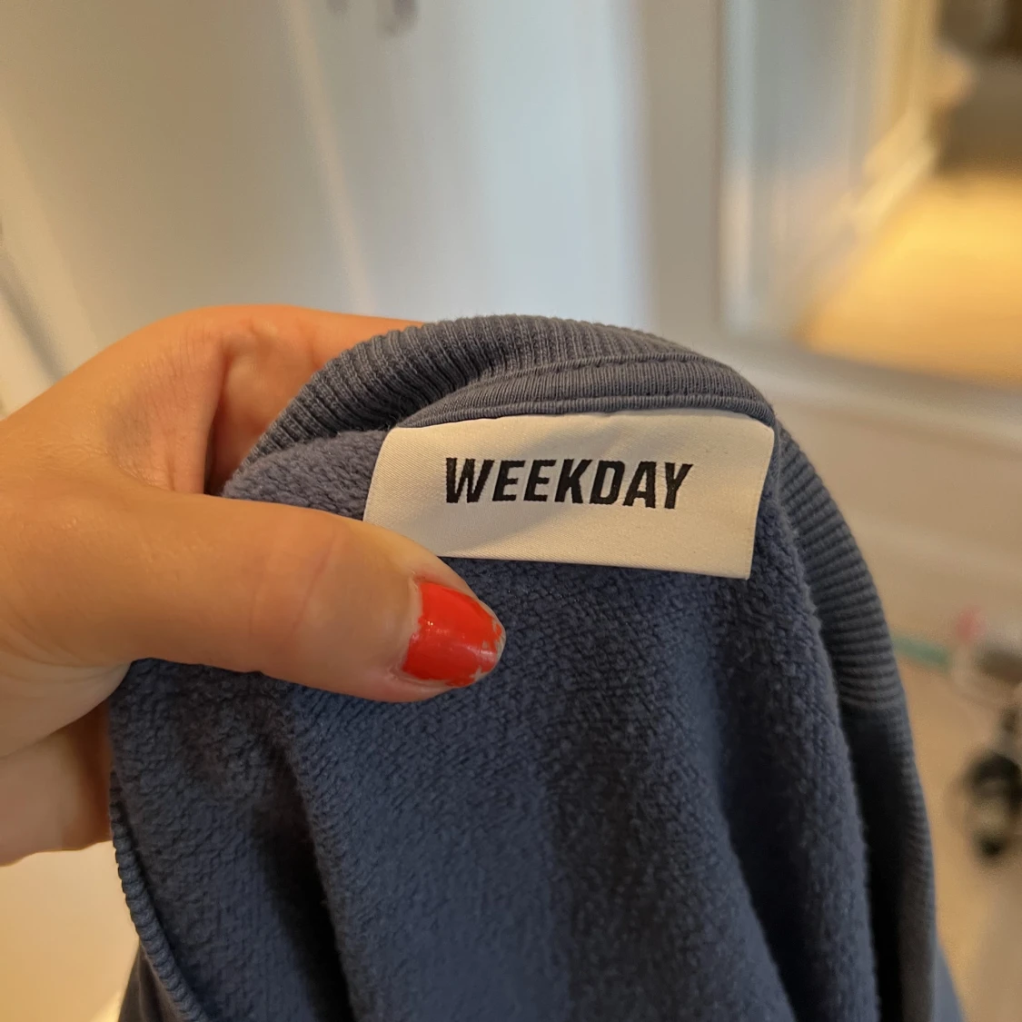 Sweatshirt blå - 91