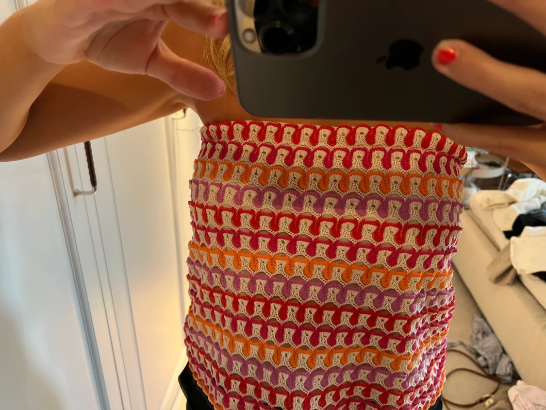 Bandeau topp i mönster - 90