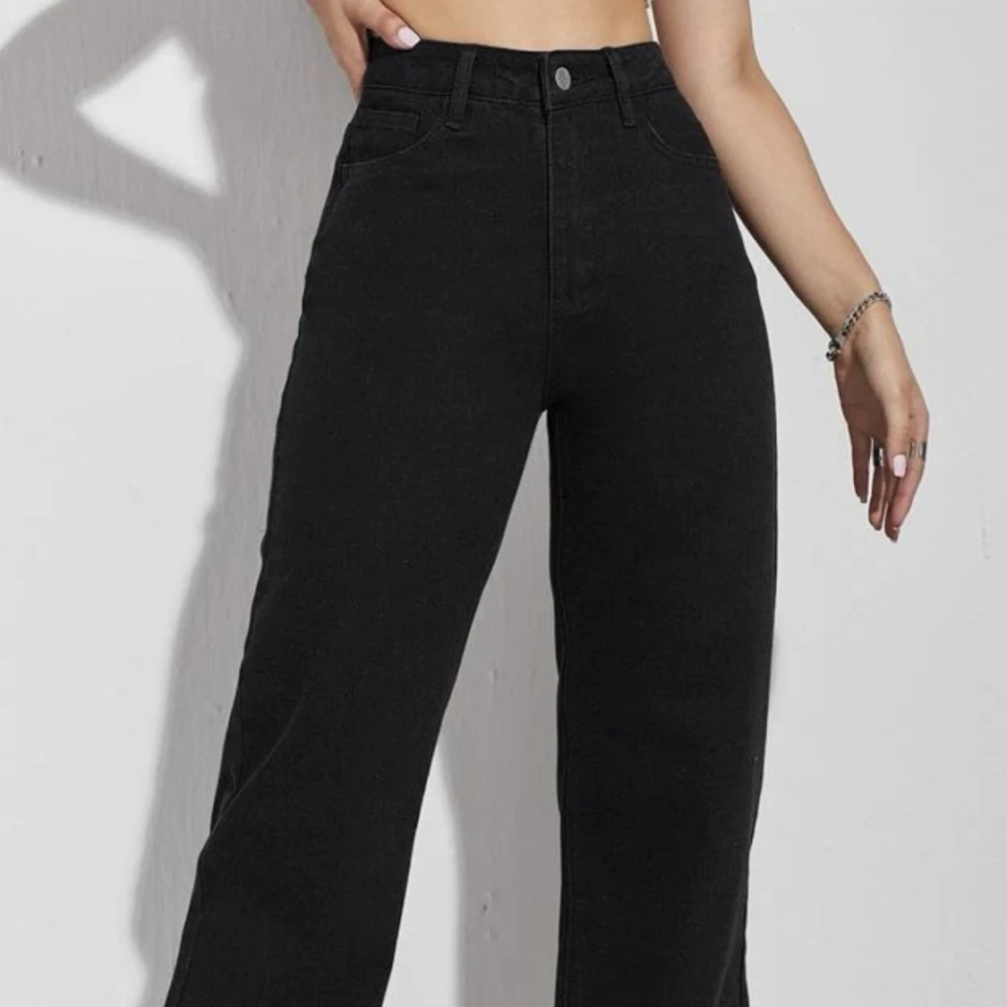 Hög midjade jeans