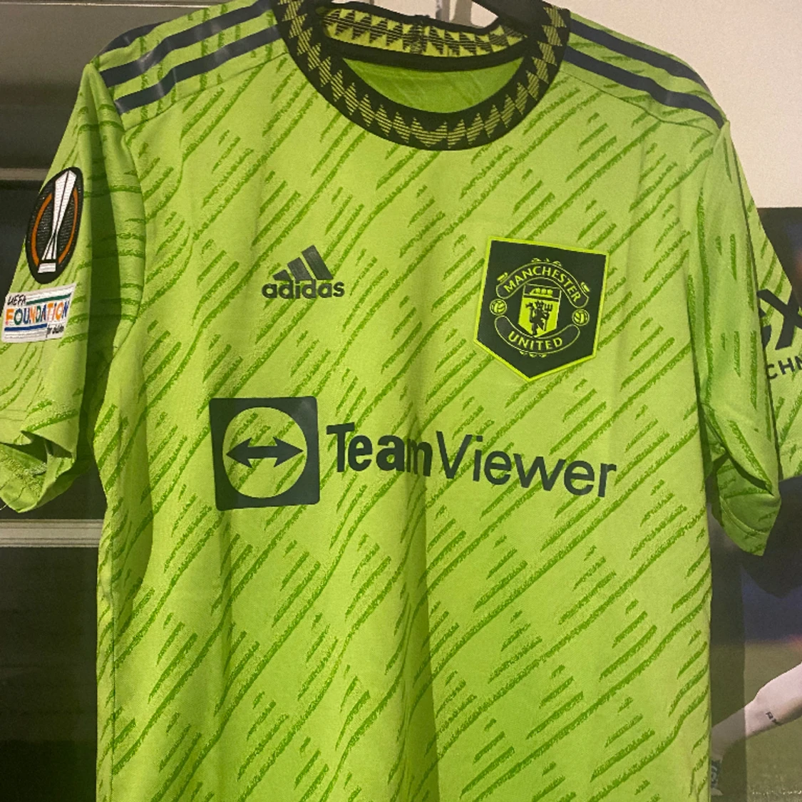 Manchester United fotbollströja Europa League tredje ställ 2022-2023 med spelaren Garnacho - 90