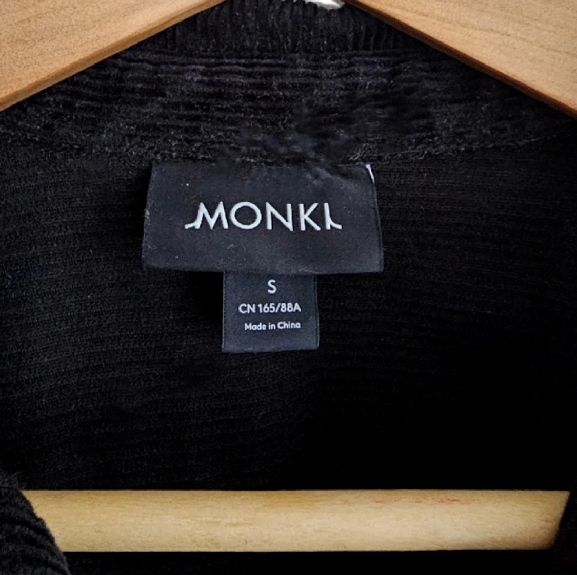 MONKI Svart Skjortklänning S - 91