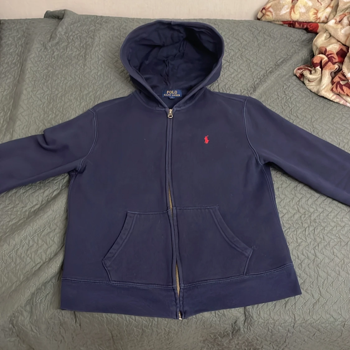 Ralph Lauren ZIP hoodie mörkblå
