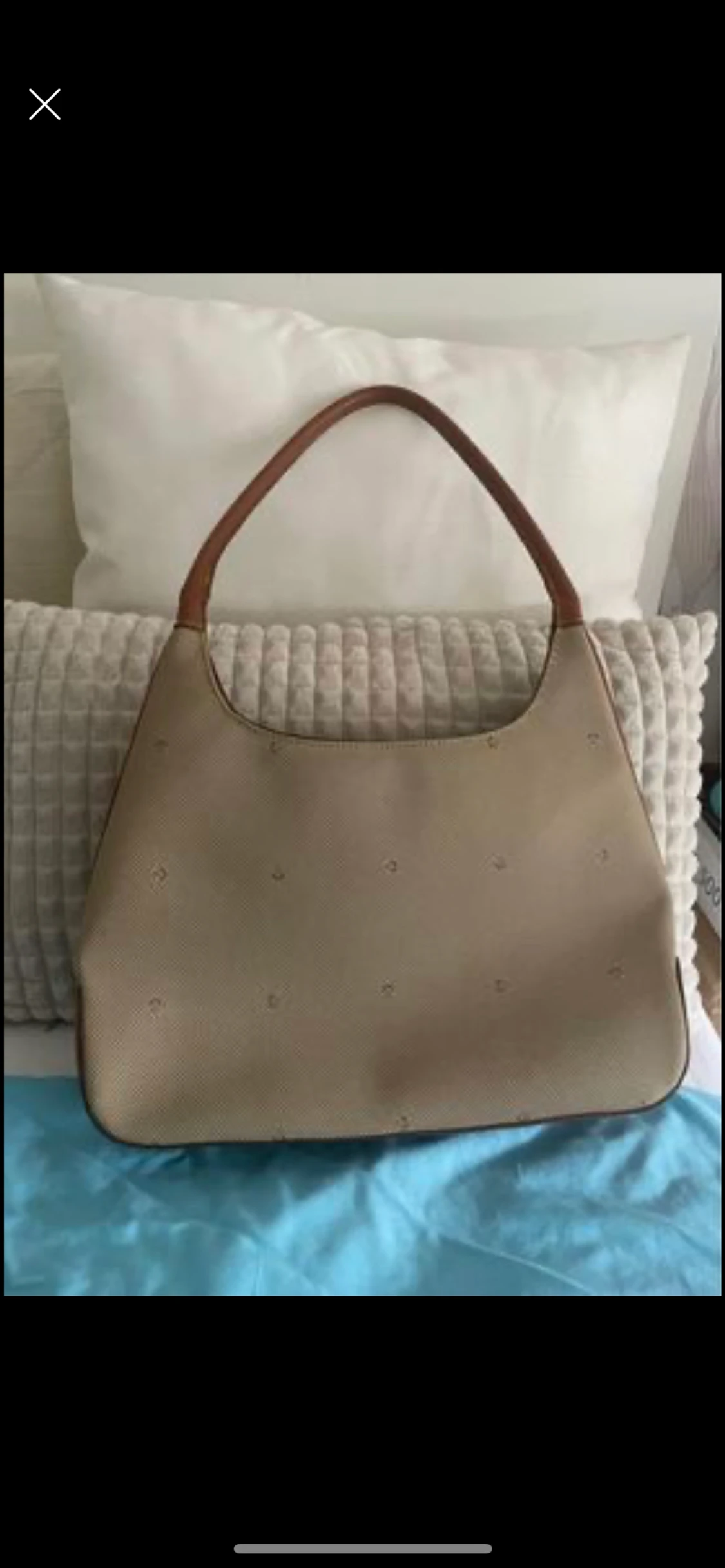 Brun axelväska - 90