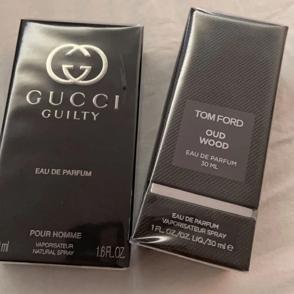 Oöppnade gucci och tomford parfym   Ordinarie pris 1100 kr  Pris kan diskuteras vid snabb affär(;. Parfym.