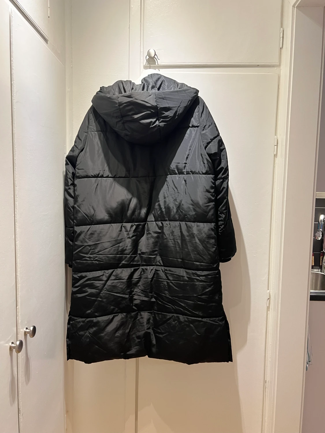 Jacka lång svart  - 90