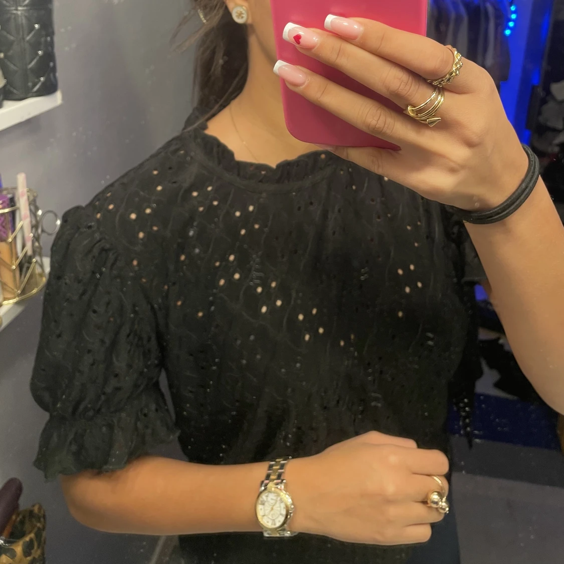 svart blus tröja  - 90