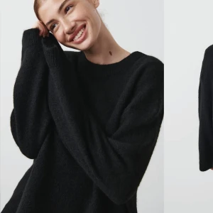 Gina tricot stickad  - Så snygg svart stickad från Gina. Det är deras premium modell med bättre kvalitet och material, ej nopprig! Den sticks inte. Nypris 499kr