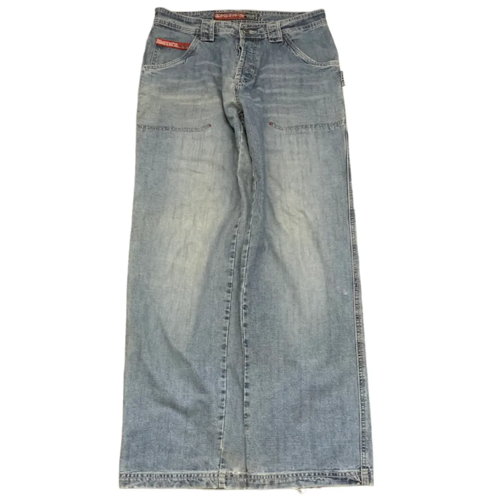 Vintage baggy jeans från märket Smith’s. Storlek 32x34.. Jeans & Byxor.