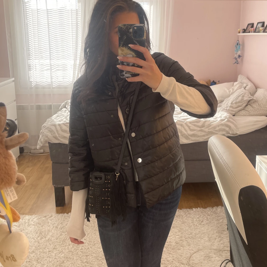 Trekvartsärm jacka - 90