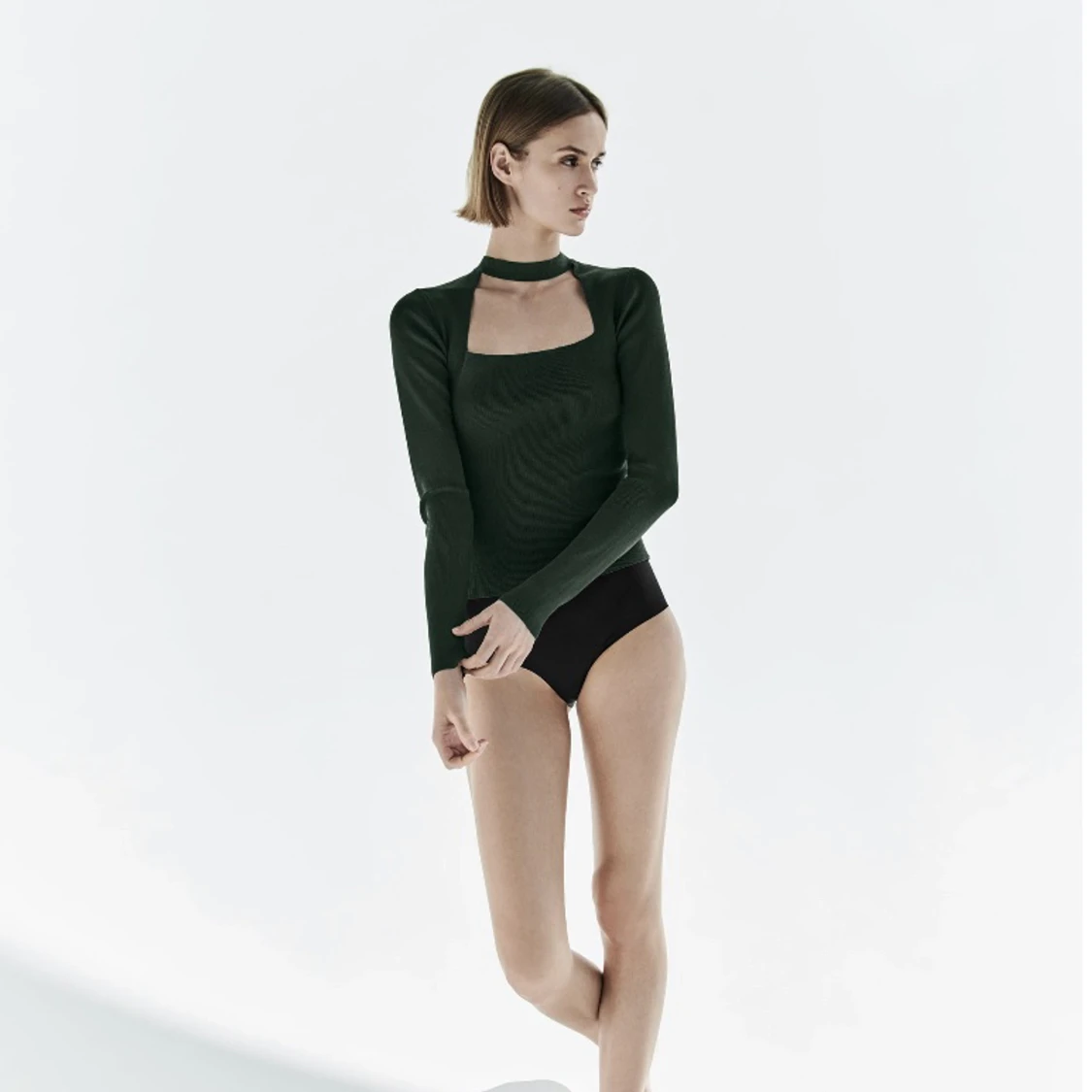 stickad topp från zara