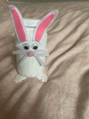 glasburk kanin  - hand gjord kanin 