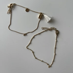 Fotlenkar i guld  - 20kr+ frakt 