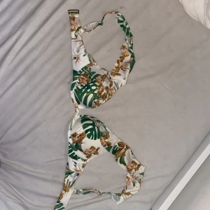 Bikini 100kr - Helt nya och oanvända bikini set som säljs bpde separat och helt. Dom kommer inte till användning mer därför väljer jag att sälja. Dom har guldiga detaljer på. Bikinin är även push-up!!!