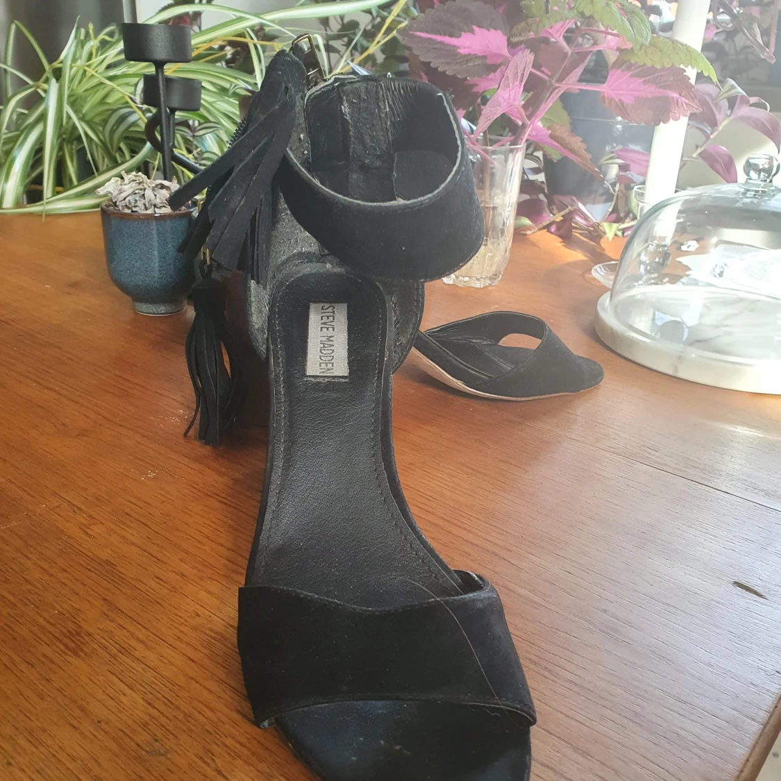 Svarta klackskor Steve Madden  - 91