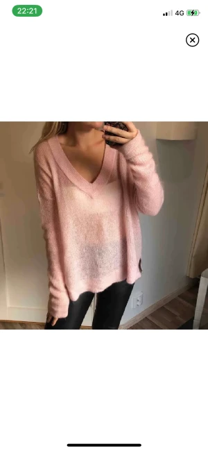 Stickad tröja - Stickad tröja i mohair, perfekt skick!