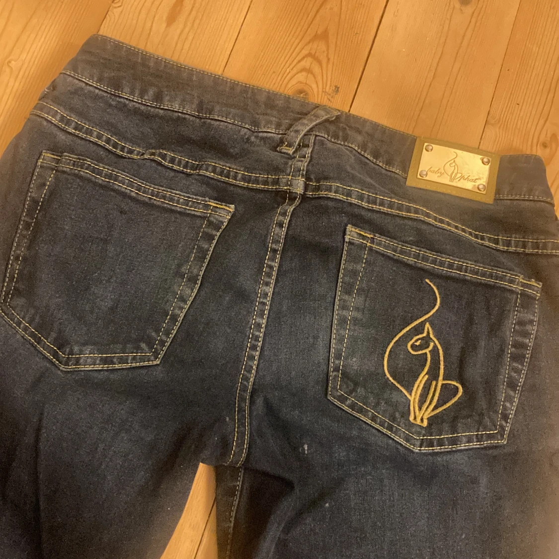Lågmidjade jeans fråg baby phat - 90