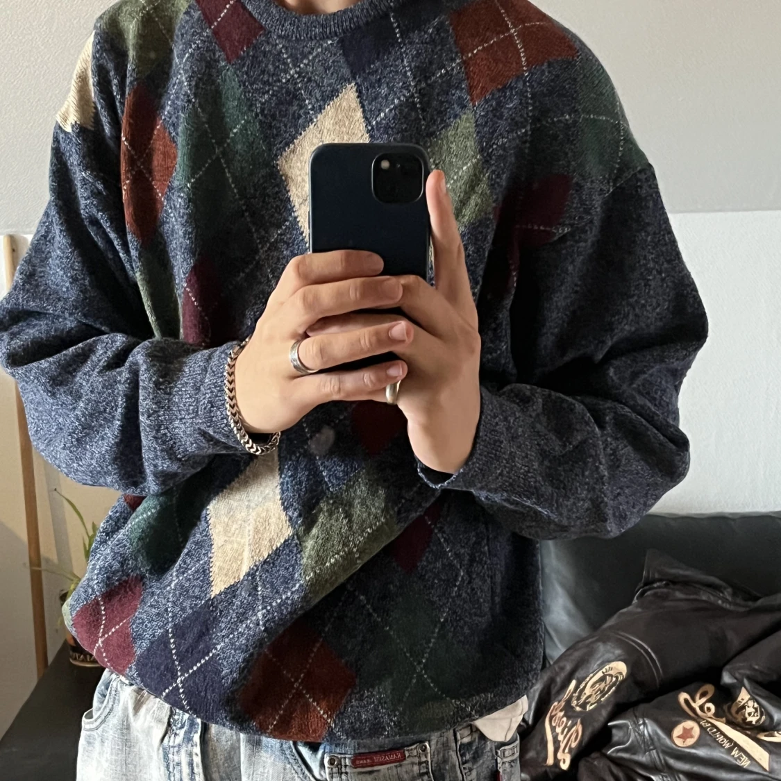 Snygg vintage ulltröja