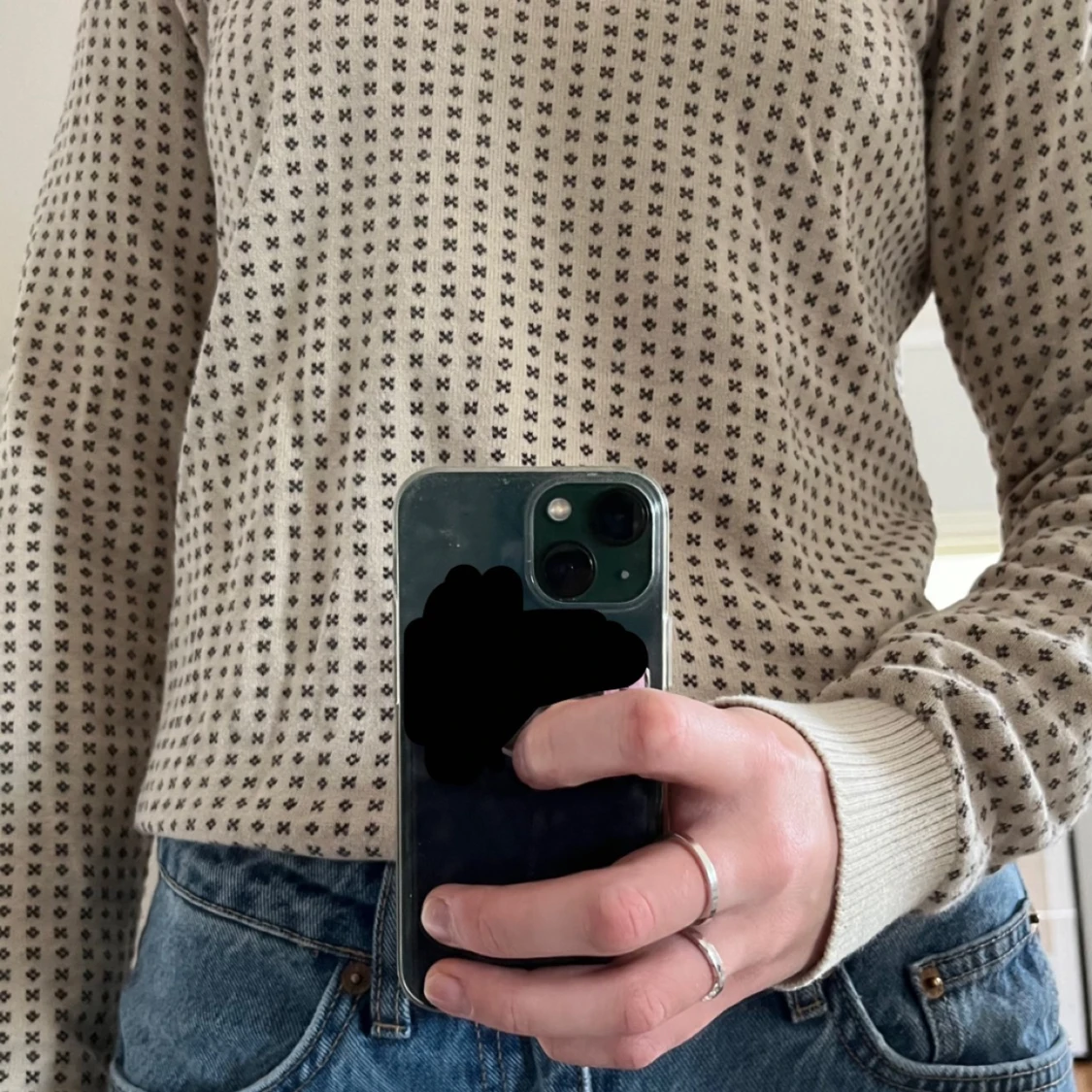 Tunn stickad tröja  - 91