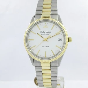 Philip Watch - philip watch. Collection: Caribbean Quartz Vintage. Köpt på et designer marknad i Italien för 3000kr. Säljer för 2500kr. Original box och tillhörande länker följer med. 14 karat guld belagt.