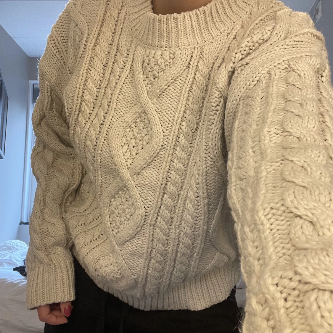 Stickad tröja
