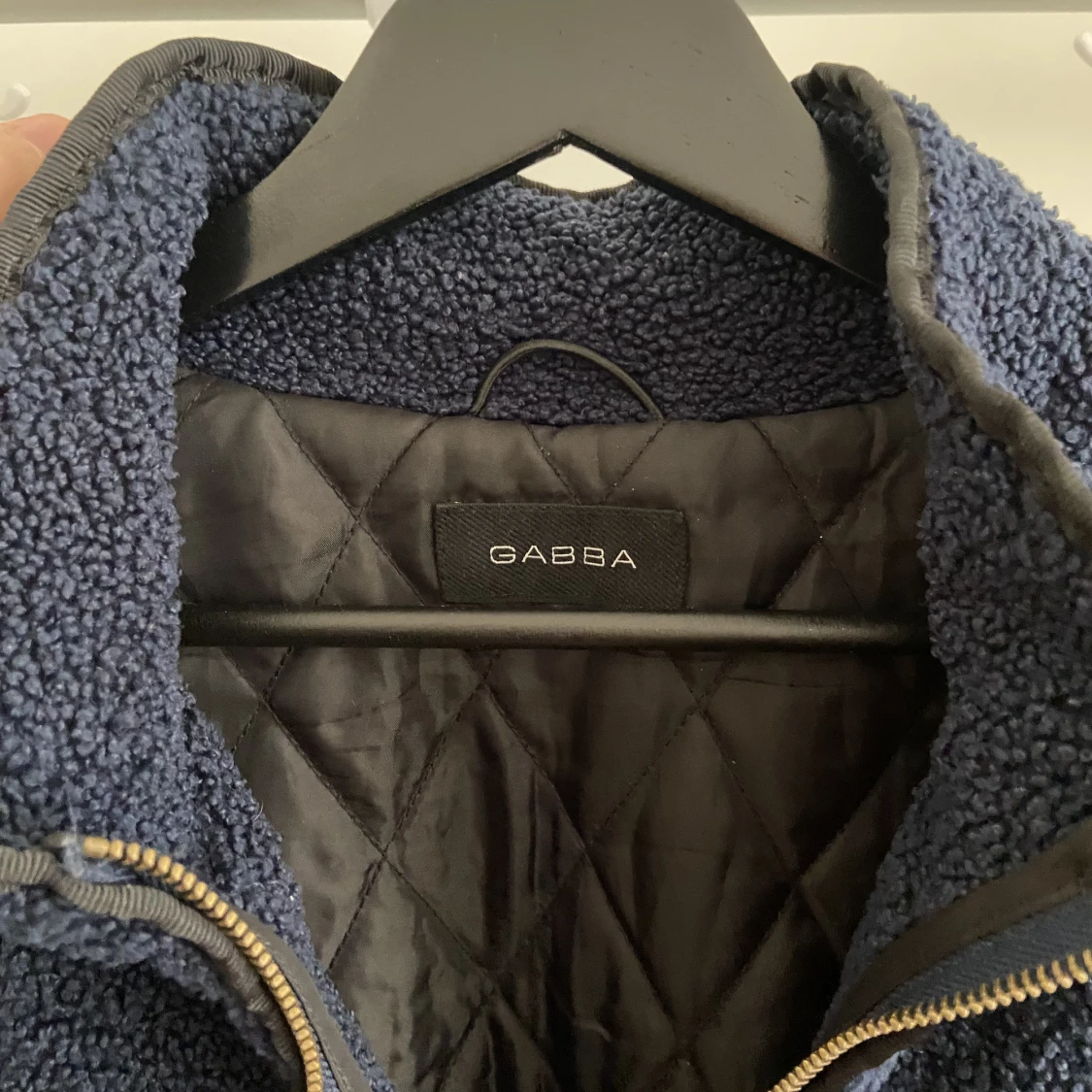 Mörkblå fleecejacka - 91