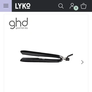 GHD plattinum+ plattång  - En jätte bra plattång som jag säljer pga att jag har fått en i present så har dubbletter. Är jätte nöjd med plattången lämnar håret jätte lent och går fort. Köpt på lyko. Nypris 2638kr. 