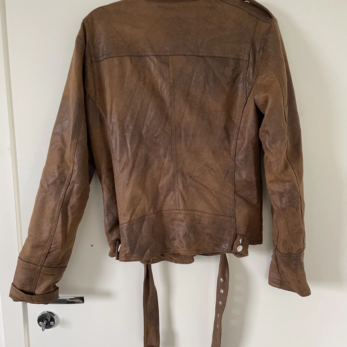 Läderimitationsjacka - 91