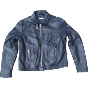 Läderjacka Massimo Dutti - .