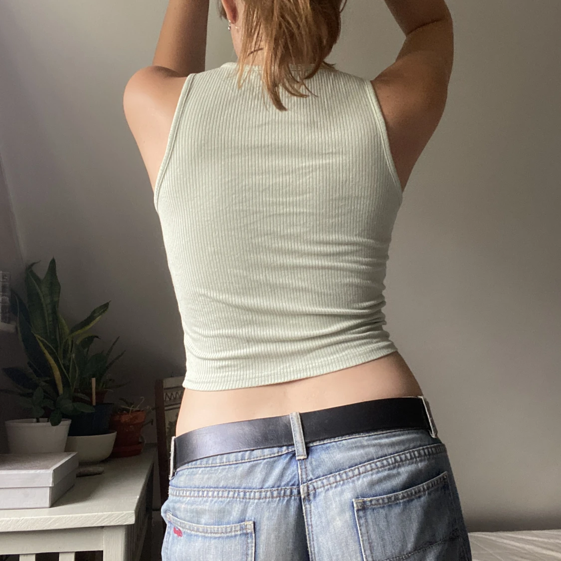 Ljusgrön topp - 90