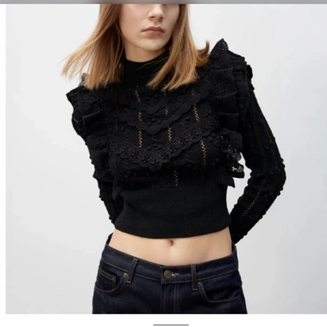 Broderad tröja Zara - 90