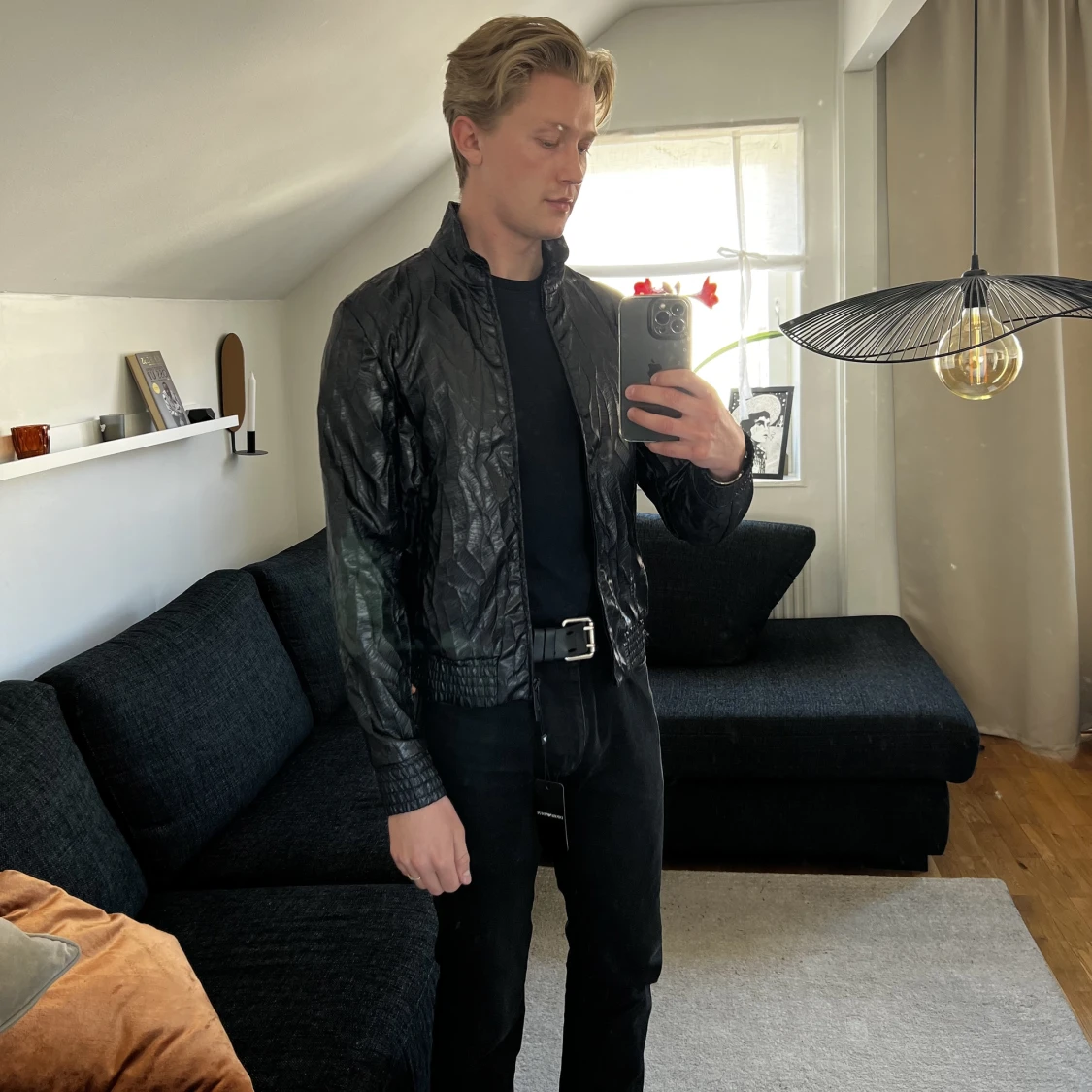 ”Läder”jacka, strl 46 - 91