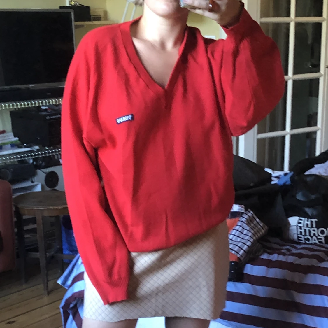 Stickad Volvo-tröja - 90