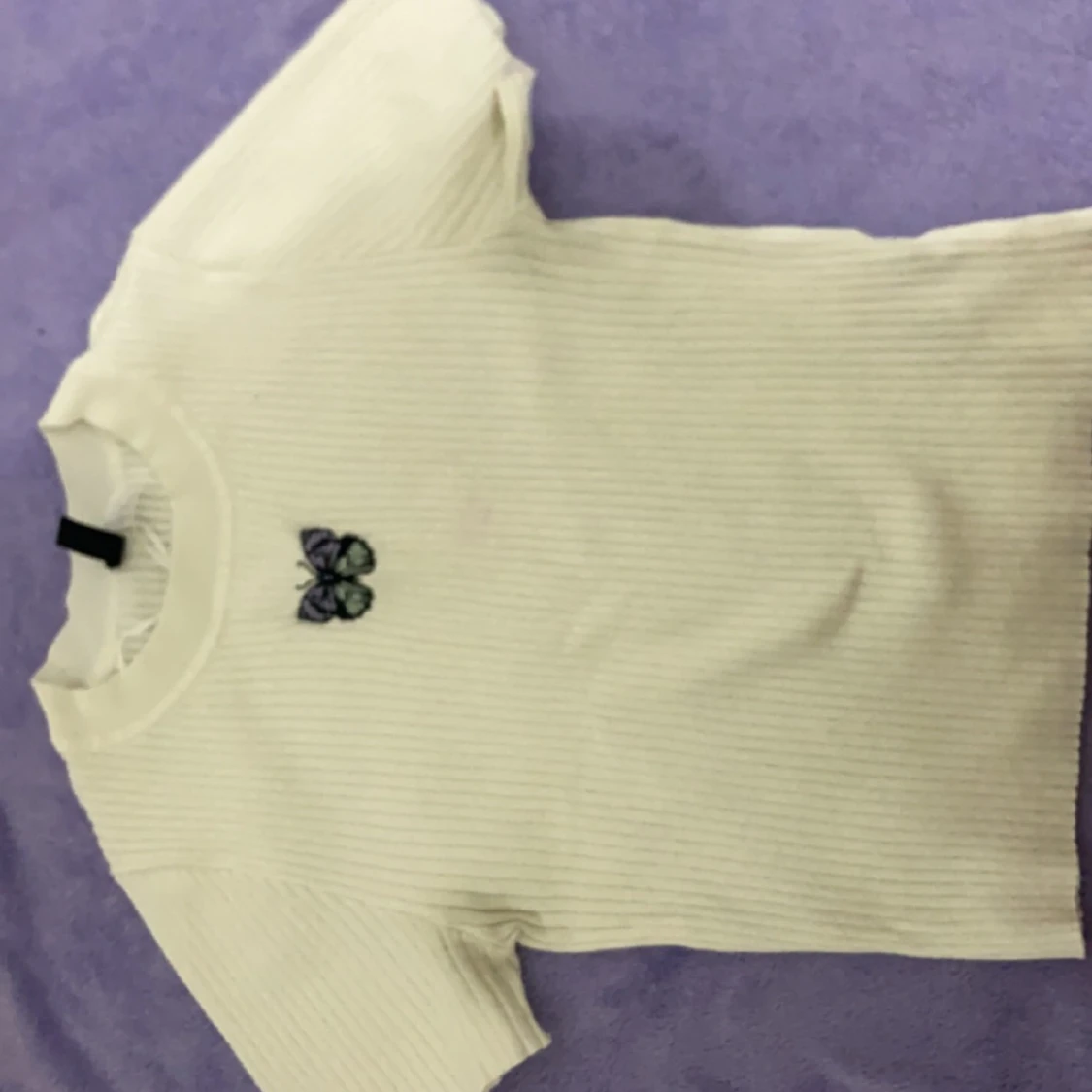 Sommerlig Butterfly croptop