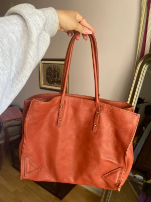 Zara väska  - Fin orange zara väska 