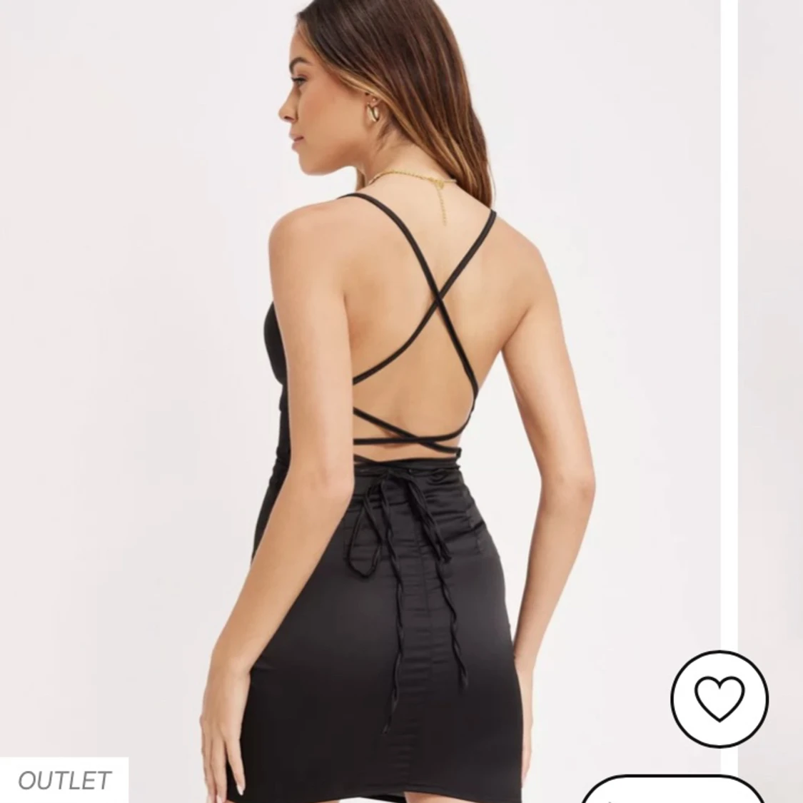 Rygglös klänning - 90