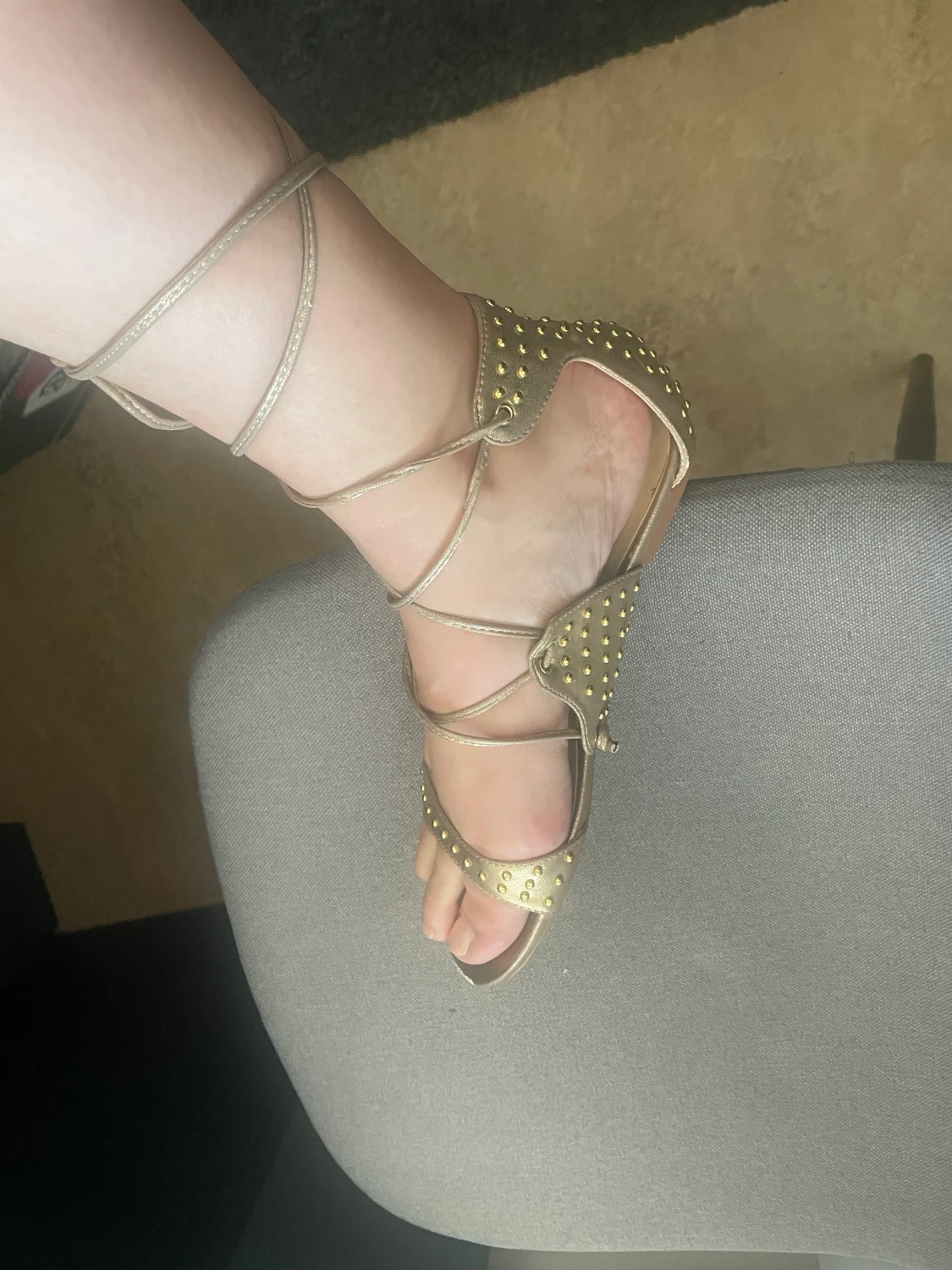 Gladiatorsandaler snörning 