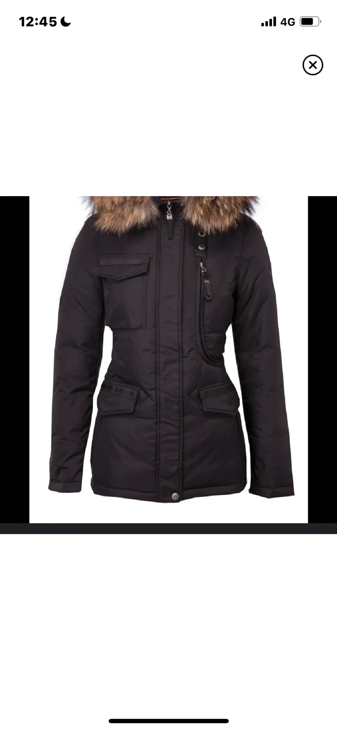 Hollies livigno jacka 36 m äkta päls - 90