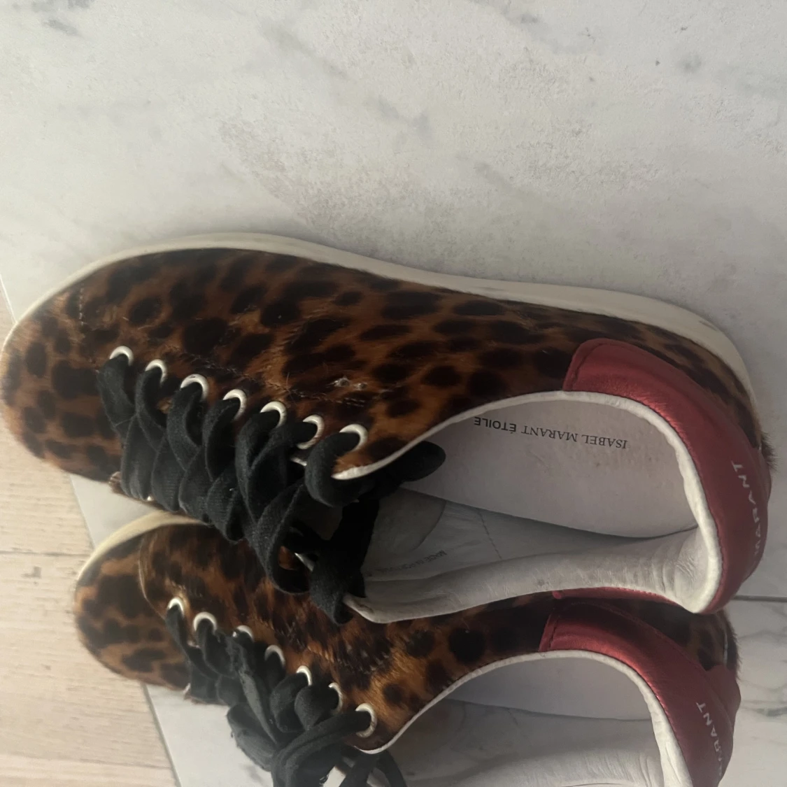 Leopard isabel marant sneakers  - 90