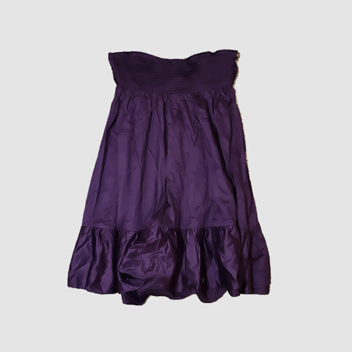 Lila strapless klänning - 90